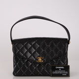 Chanel 1996 Lambskin Kelly Shoulder Flap 24K GP