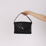 Chanel 1996 Lambskin Kelly Shoulder Flap 24K GP
