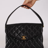 Chanel 1996 Lambskin Kelly Shoulder Flap 24K GP