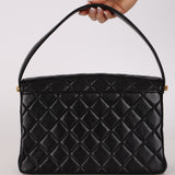 Chanel 1996 Lambskin Kelly Shoulder Flap 24K GP