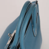 Hermès 2005 Clemence Bleu Jean Birkin 30 w/ PHW