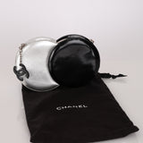 Chanel 2006 Lambskin and Patent Double Circle Clutch