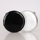 Chanel 2006 Lambskin and Patent Double Circle Clutch