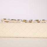 Ultra-Rare Chanel 2016 Metiers d'Art Pasta Pearl Medium Classic Double Flap AGHW