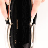 Chanel 2006 Lambskin and Patent Double Circle Clutch