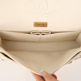 Ultra-Rare Chanel 2016 Metiers d'Art Pasta Pearl Medium Classic Double Flap AGHW