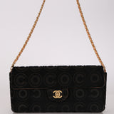 Chanel 2000 Black Pony Hair COCO East West Flap BGHW