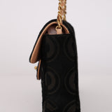 Chanel 2000 Black Pony Hair COCO East West Flap BGHW