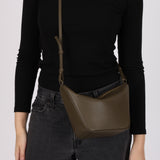 Loewe Dark Khaki Calfskin Mini Hammock Hobo