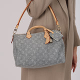 Louis Vuitton 2025 Gray Denim Speedy P9 30