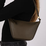 Loewe Dark Khaki Calfskin Mini Hammock Hobo