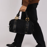 Gucci Black Monogram Canvas Joy Boston Bag