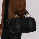 Gucci Black Monogram Canvas Joy Boston Bag