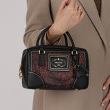 Prada Saffiano Marbled Bauletto Bag