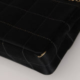 Rare Chanel 2004 Satin Camellia Mini Chocolate Bar Flap