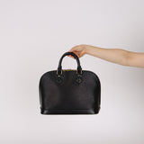 Louis Vuitton Black Epi Leather Alma GM