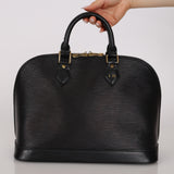 Louis Vuitton Black Epi Leather Alma GM