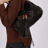 Gucci Medium Chocolate Indy Babouska Hobo