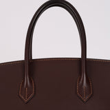 Hermès 2002 Havane Gulliver Birkin 35 Retourne GHW