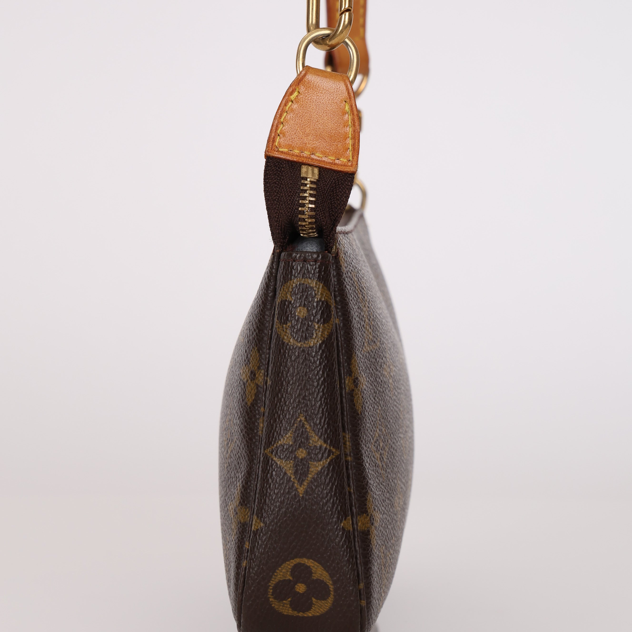 Louis Vuitton 2002 Monogram Pochette Accesories Long Strap