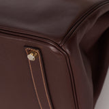Hermès 2002 Havane Gulliver Birkin 35 Retourne GHW