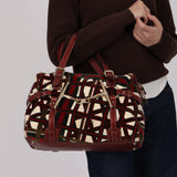 Gucci 85th Anniversary Web Boston Bag