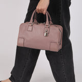 Loewe Mauve Leather Anagram Amazona 28