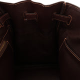 Hermès 2002 Havane Gulliver Birkin 35 Retourne GHW
