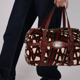Gucci 85th Anniversary Web Boston Bag