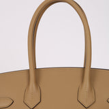 Limited Edition Hermès Shoulder Birkin Light 29 Poussière Evercolor Retourne 2025 PBHW