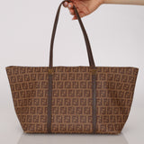 Fendi Zucchino Coated Canvas Tote
