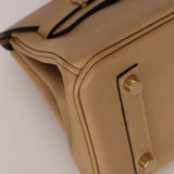 Limited Edition Hermès Shoulder Birkin Light 29 Poussière Evercolor Retourne 2025 PBHW