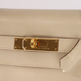 Hermès 2009 Parchemin Swift Kelly 28 Retourne GHW
