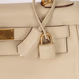 Hermès 2009 Parchemin Swift Kelly 28 Retourne GHW