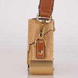 Limited Edition Fendi Wooden Trunk Minaudiere Baguette