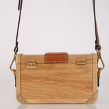 Limited Edition Fendi Wooden Trunk Minaudiere Baguette