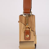 Limited Edition Fendi Wooden Trunk Minaudiere Baguette