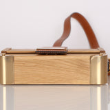 Limited Edition Fendi Wooden Trunk Minaudiere Baguette