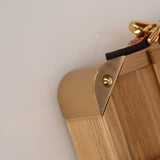 Limited Edition Fendi Wooden Trunk Minaudiere Baguette