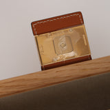 Limited Edition Fendi Wooden Trunk Minaudiere Baguette