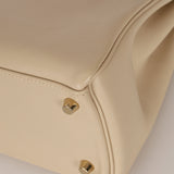 Hermès 2009 Parchemin Swift Kelly 28 Retourne GHW