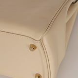 Hermès 2009 Parchemin Swift Kelly 28 Retourne GHW