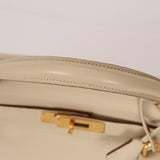 Hermès 2009 Parchemin Swift Kelly 28 Retourne GHW