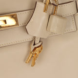 Hermès 2009 Parchemin Swift Kelly 28 Retourne GHW