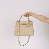 Hermès 2009 Parchemin Swift Kelly 28 Retourne GHW