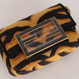 Fendi Tiger Canvas Nano Baguette