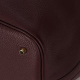 Hermès 2015 Prune Clemence & Orange Poppy Swift Éclat Picotin 26 GHW