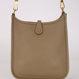 Hermès 2025 Beige Marfa Clemence Evelyne TPM GHW