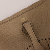 Hermès 2025 Beige Marfa Clemence Evelyne TPM GHW