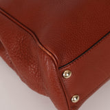 Gucci Terracotta Bamboo Mini Shopper Tote w Strap